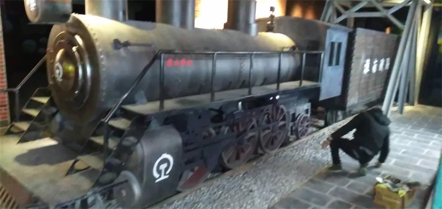 新星市蒸汽火车模型